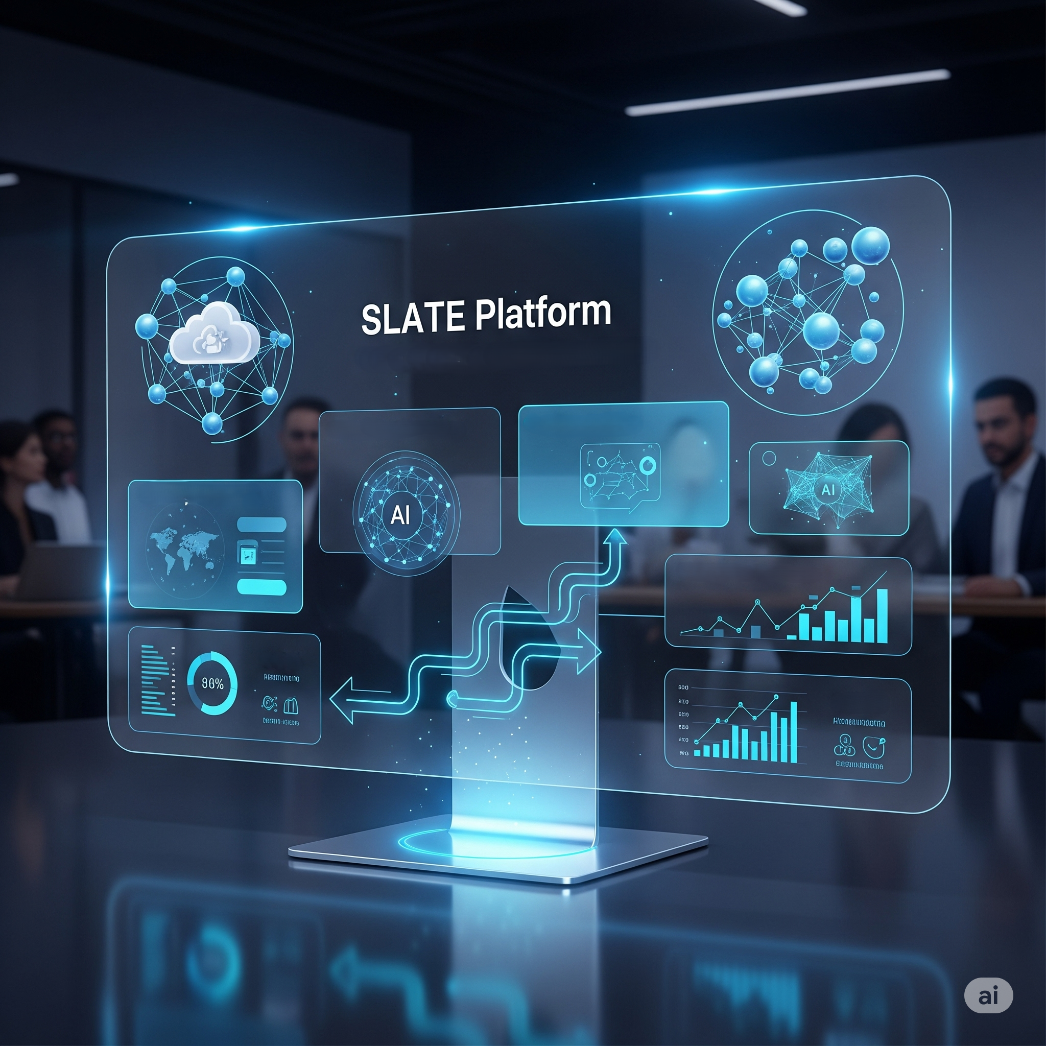 SLATE Platform AI-Powered No-Code Development Interface